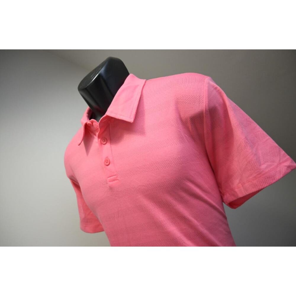 Kyodan Golf Polo Wicking Performance Pink Short Sleeve Athletic Mens Small
